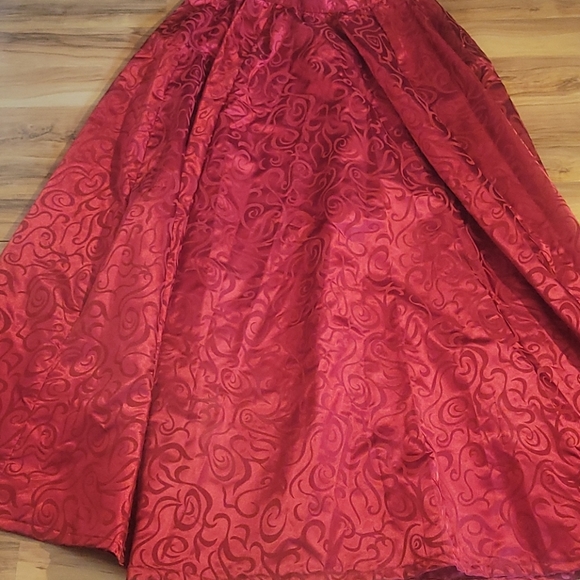 Vintage Homemade Red Skirt L - Picture 9 of 14